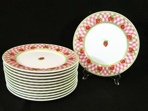 Villeroy & Boch Strawberries 'N Cream 12 Salad Plates - Picture 1 of 3