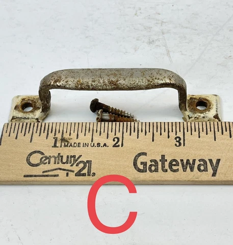 Original Drawer Handle Marsh Kitchen Cabinet hoosier style door pull *c Cover