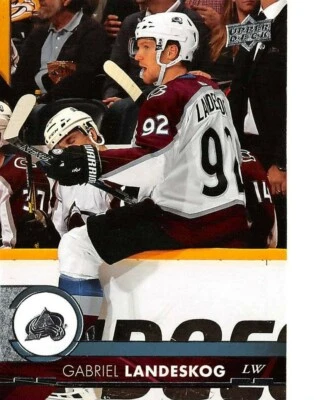 2017-18 Upper Deck #296 Gabriel Landeskog - Image 1 of 2