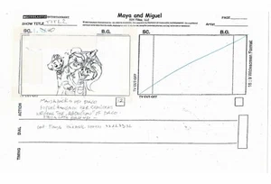Maya und Miguel Eröffnung Produktion Animation Storyboard PBS 40 - Bild 1 von 1