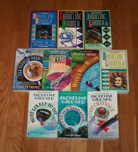 Lot 10 book Jaqueline Girdner Kate Jasper Mystery Murder Plane Resort Mellow Cry - Picture 1 of 2