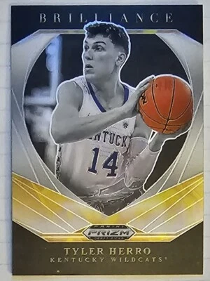 TYLER HERRO 2021 PANINI PRIZM DRAFT PICKS BASKETBALL BRILLIANCE RC 17 - Image 1 of 2