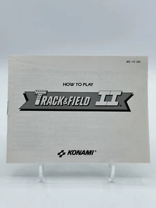 Track & Field II Manual Only Nintendo NES - Picture 1 of 2