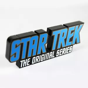 Star Trek The Original Series Self Standing 3D Logo Sign - Picture 1 of 4