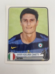 Javier Zanetti Inter Milan #150 Panini Champions of Europe 1955-2005 Sticker