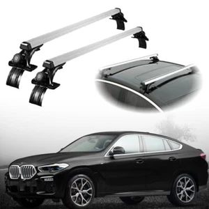 Aluminum Cross Bar For BMW X6 2020-2022 Roof Rack Cargo Carrier 2PCS - Picture 1 of 11