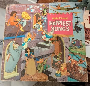 Walt Disney "Happiest Songs" 1967 Vinyl Record Gulf Promo LP  - Imagen 1 de 5