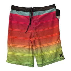 BBC-3 Hurley Boys Shoreline Multicolor Board Shorts Water Swim Trunks 20/30 - Picture 1 of 3