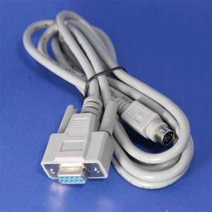 Serial cable - DB-9 - F - 8 pin mini-DIN - M - 6 ft - PC - Picture 1 of 1