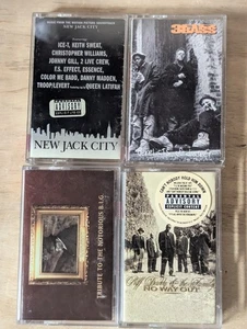 4 Hip-hop CassettesTape Lot Notorious B.I.G. 3rd Bass NEW JACK CITY Rap  - Picture 1 of 8