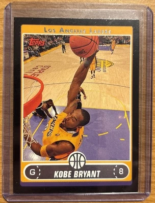 2006-07 Topps KOBE BRYANT BLACK /99 NM OR BETTER Lakers #8 SSP - Image 1 of 2