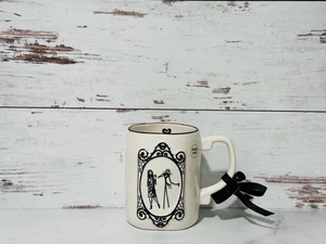 Tazza Rae Dunn Nightmare Before Christmas LOVE YOU TO DEATHS Jack Skellington Sally - Foto 1 di 2