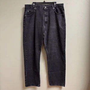 VTG Wrangler Mens Relaxed Fit Jeans 40 x 32 Black Casual Cowboy Western - Picture 1 of 10