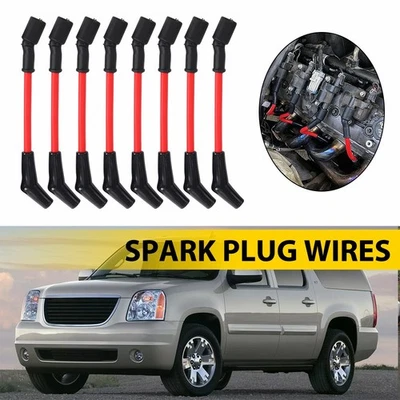 OE#19005218 Spark Plug Wires Performance For CHEVY GMC LS1 VORTEC 4.8 5.3 6.0L - Image 1 of 4