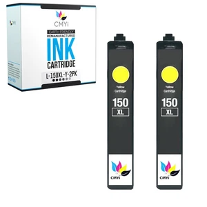 2-Pack Replacement 150XLY Ink Cartridge for Lexmark Pro715 Pro915 S310 S315 S415 - Picture 1 of 7