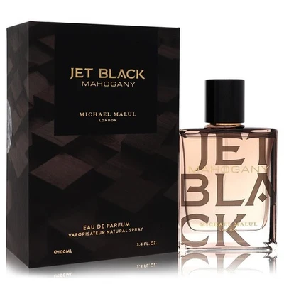 Jet Black Mahogany by Michael Malul Eau De Parfum Spray 3.4 oz For Men - Image 1 of 4