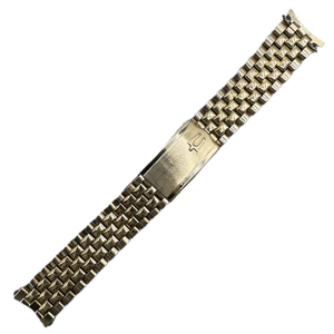 Vintage 20mm JB Champion Herren Armbanduhr Band 14k GF Accutron Brick Style USA - Bild 1 von 4