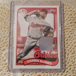 Corbin Burnes Jersey Karte. 2024 Topps 1989 Design. Karte 89r2-cb. - Bild 1 von 2