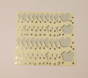 Mrs Grossman's Stickers Lot of 10 Strips Clouds Rain Drops Vintage Scrapbooking - Picture 1 of 1