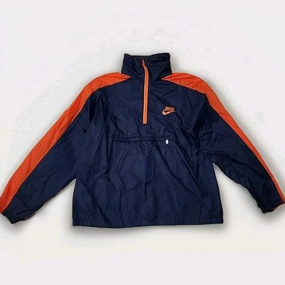 Nike Cortavientos XL Vintage Años 70 Azul Y Naranja *Dañado* Foto 1 de 4