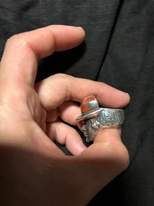 Crazy Pig A Clockwork Orange Alex Ring No guarantee Number 19 Silver Material - Picture 1 of 5