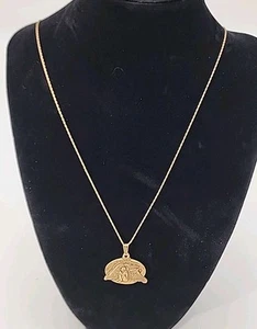 2015 Alex & ANI goldfarbene verstellbare Schutzengel Halskette - Bild 1 von 7