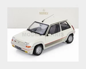 NOREV 185200 RENAULT - R5 SUPERCINQUE GT TURBO PHASE I 1985 - WHITE PEARL - 1/18 - Foto 1 di 2