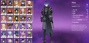 AR55 [NA] Flint Wriothesley Clorinde Escoffier Kazuha Xiao +8 Heroes 4 Weapons - Imagen 1 de 2