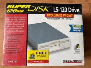 NEW Superdisk 120mb ls-120 Drive Digital Research - Picture 1 of 4