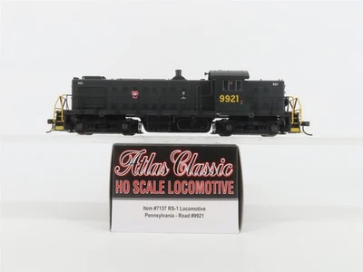 HO Scale Atlas Classic 7137 PRR Pennsylvania ALCO RS-1 Diesel Locomotive #9921 - Image 1 of 4