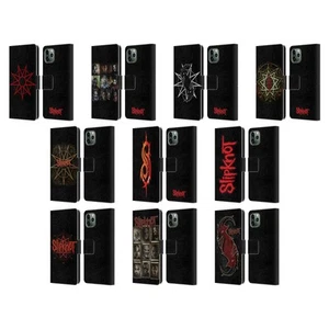 OFFICIAL SLIPKNOT KEY ART LEATHER BOOK WALLET CASE COVER FOR APPLE iPHONE PHONES - Picture 1 of 16