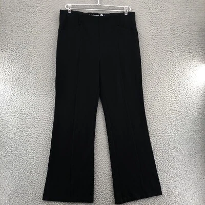 Betabrand Pants Womens Large Petite Black Stretch Bootcut Pull On Pocket Office - Image 1 of 4