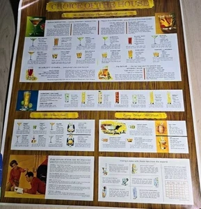 Southern Comfort CHOICE OF THE HOUSE Cocktail Mixology Recipe Poster 19x22 - Picture 1 of 5