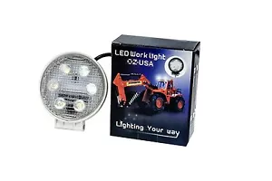 Marine Round White LED light Fog Flood Fishing sail boat Vessel Airboat docking - Picture 1 of 5