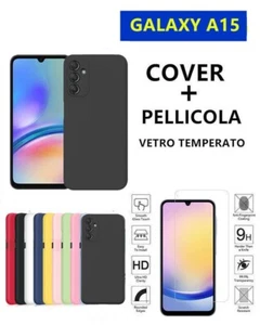 Cover Morbida Custodia Silicone Tpu Opaca pre Samsung Galaxy A15 - Foto 1 di 11
