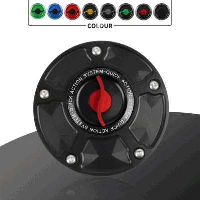Keyless Fuel Gas Tank Cap Cover For Kawasaki Z800 2013-2017 Z1000/SX/R 2007-2020 - Изображение 1 из 4