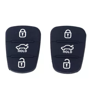 2pcs 3Button Remote Flip Key Fob Case Key Pad Replacement fit for Hyundai KIA tp - Bild 1 von 3