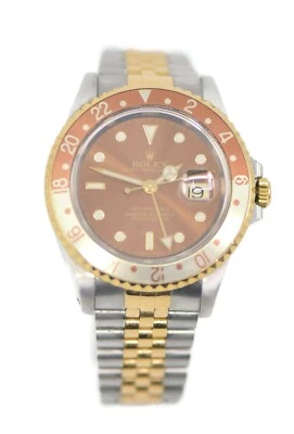 Rolex GMT-Master II Root Beer 18K/Stainless Steel Watch 16713 - image 1 of 3