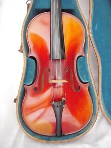 Authentic Old French Violin by H. Emile BLONDELET + Old French violin bow pernam