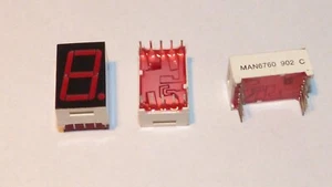 7 Segment Led Display Monsanto MAN6760 14,2 mm rot - Bild 1 von 2