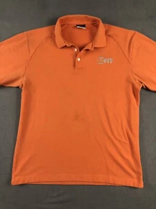 Nike Polo Golf Shirt Herren Large Orange EZ Fit Kurzarm Freizeit Outdoor - Bild 1 von 11