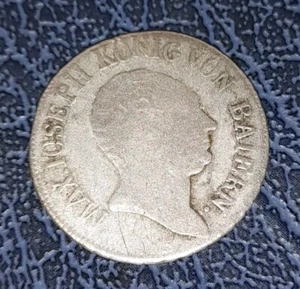 Bayern 6 Kreuzer Münze 1812, Max Ioseph König von Baiern, Silber - Billon - Bild 1 von 3