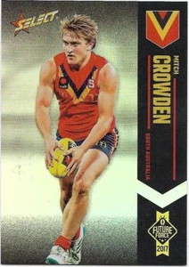 2017 Future Force Silver Rainbow Parallel (26) Mitch CROWDEN Fremantle - Picture 1 of 1