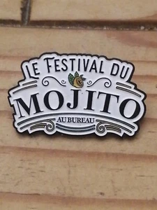 Pin's Pins Pin LAPEL Rhum LE FESTIVAL DU MOJITO "AU BUREAU"  - Picture 1 of 1