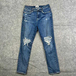 AGOLDE Sophie Distressed High Rise Skinny Crop Jeans A018-843 Größe 28 - Bild 1 von 12