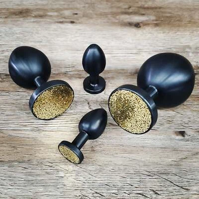 Gold Digger Edition Glitter Bum Butt Plug/Juguete para el coño Foto 1 de 4