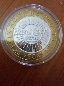 Hard Rock Hotel Deluxe $10 Limited Edition Gaming Token .999 Silver The Joint - Picture 1 of 2