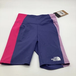 New The North Face Kid Girl Bike Shorts Flash Dry Size: Large 12 - Picture 1 of 11