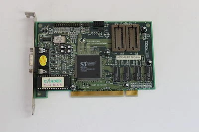 CARDEX 9503-56A PCI VIDEO ADAPTER S3 TRIO64V+ 86C765 WITH WARRANTY - Image 1 of 3