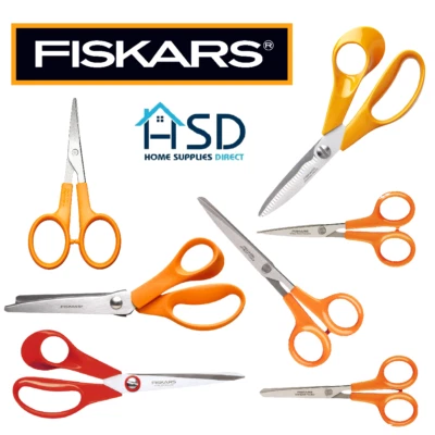 FISKARS Scissors Classic PREMIUM Quality Fabric Tailors Shears General Purpose  - Image 1 of 3